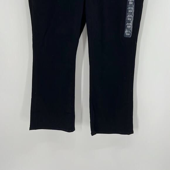 J. Crew Women's Mid-Rise Flare Crop All Day Stretch - Black - 30P - NWT - Picture 3 of 11